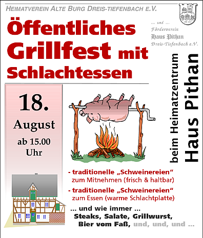 14. Aug. 2010, Schlachtessen u. Grillfest