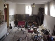 Nach Tieferlegen des Bodens